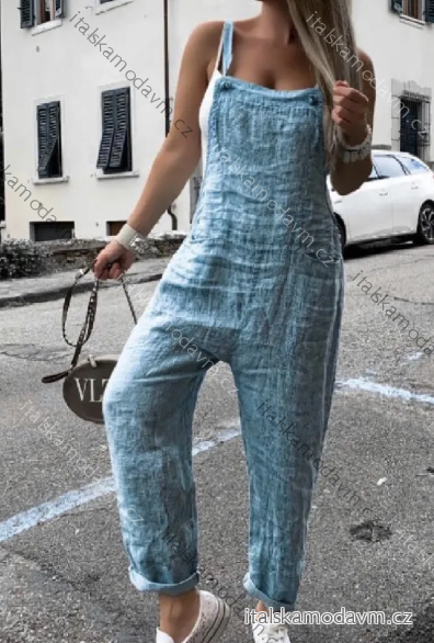 Overal dlouhý letní na ramínka dámský (S/M/L ONE SIZE) ITALSKÁ MÓDA IMPMD2591232