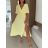 Šaty dlhé letné krátký rukáv mušelín dámske (S/M/L ONE SIZE) TALIANSKA MÓDA IM425445