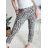 Kalhoty strečové mačkáče dlouhé dámské (S/M/L ONE SIZE) ITALSKÁ MÓDA IMPLI248115B/DR béžová S/M/L