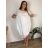Šaty oválné letní volnočasové oversize krátký rukáv dámské MONZA (XL/2XL/3XL ONE SIZE) ITALSKÁ MÓDA IM422510