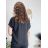 Tunika oversize krátky rukáv dámska (L/XL/2XL ONE SIZE) TALIANSKA MÓDA IMD22346/DRstarorůžová