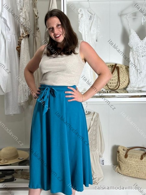 Sukně dlouhá dámská nadrozměr (42/44/46 ONE SIZE) ITALSKÁ MÓDA IMC25216