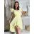 Šaty letní mušelín krátký rukáv dámské RITA (S/M/L ONE SIZE) ITALSKÁ MÓDA IMWB25886/DUR S/M/L bílá
