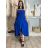 Šaty dlhé letný carmen cez prsia dámske ORISEA (S/M/L ONE SIZE) TALIANSKA MÓDA IM425405/DUR černá S/M/L