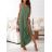 Šaty dlouhé letní na ramínka dámské Rebeca (S/M ONE SIZE) ITALSKÁ MÓDA IMD23472/DUR -   Černá -   S/M