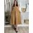 Šaty dlhé letné oversize na ramienka dámske HELA (S/M/L ONE SIZE) TALIANSKA MÓDA IM4251114/DUR S/M/L zelená khaki