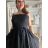 Šaty dlouhé letní na ramínka dámské (S/M/L ONE SIZE) ITALSKÁ MÓDA IMWGS251531/DR -   zelená khaki -   S/M/L