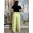 Nohavice dlhé oversize dámske GIRA (S/M/L ONE SIZE) TALIANSKA MÓDA IMWHP25402/DUR S/M/L žlutá