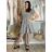 Šaty krátke voľnočasové letné krátky rukáv dámske SARA (S/M/L ONE SIZE) TALIANSKA MÓDA IMSM25046