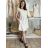 Šaty krátké volnočasové letní krátký rukáv dámské SARA (S/M/L ONE SIZE) ITALSKÁ MÓDA IMSM25046/DU S/M/L zelená khaki