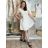 Šaty krátké volnočasové letní krátký rukáv dámské SARA (S/M/L ONE SIZE) ITALSKÁ MÓDA IMSM25046/DU S/M/L zelená khaki