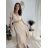 Šaty letné košeľové s opaskom krátky rukáv dámske (S/M/L ONE SIZE) TALIANSKA MóDA IM424486/DR modrá mintova M / L