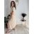 Šaty letné košeľové s opaskom krátky rukáv dámske (S/M/L ONE SIZE) TALIANSKA MóDA IM424486/DR modrá mintova M / L