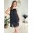 Šaty letné skladané bez rukávov dámske (S/M ONE SIZE) TALIANSKA MÓDA IMD24058