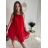 Šaty letní skládané bez rukávu dámské (S/M ONE SIZE) ITALSKÁ MÓDA IMD24058/DR Černá S/M/L