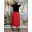 Sukně dlouhá s kapsami dámská MILAGO (M/L/XL ONE SIZE) ITALSKÁ MÓDA IM425244