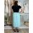 Sukně dlouhá s kapsami dámská MILAGO (M/L/XL ONE SIZE) ITALSKÁ MÓDA IM425244