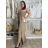 Overal dlouhý letní carmen přes prsa dámské MARTA (S/M/L ONE SIZE) ITALSKÁ MÓDA IM425411/DU S/M/L modrá