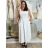 Šaty dlouhé na ramínka dámské AMANDA (S/M/L ONE SIZE) ITALSKÁ MÓDA IMWGS25274/DU S/M/L světle modrá