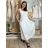 Šaty dlouhé na ramínka dámské AMANDA (S/M/L ONE SIZE) ITALSKÁ MÓDA IMWGS25274/DU S/M/L světle modrá