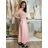 Šaty dlouhé na ramínka dámské AMANDA (S/M/L ONE SIZE) ITALSKÁ MÓDA IMWGS25274/DU S/M/L světle modrá