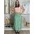 Sukně dlouhá s páskem dámská LAURA (S/M/L ONE SIZE) ITALSKÁ MÓDA IMWBL251612/DUR S/M/L zelená