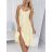 Šaty krátké letní na ramínka dámské (XS/S/M ONE SIZE) ITALSKÁ MÓDA IMWGS251955