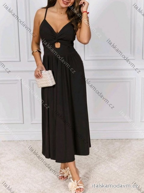 Šaty letní na ramínka dámské (XS/S/M ONE SIZE) ITALSKÁ MÓDA IMWHD252129