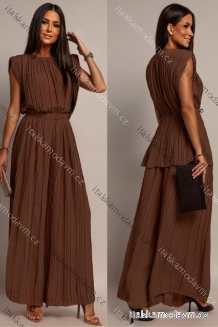 Souprava letní tričko krátký rukáv a kalhoty dlouhé dámské (XS/S/M ONE SIZE) ITALSKÁ MÓDA IMWAE252164