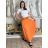 Sukně dlouhá dámská LUCIA (S/M/L ONE SIZE) ITALSKÁ MÓDA IMWBL25483/DU S/M/L oranžová