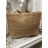 Kabelka boho letní dámska (41cm X 33cm) Versoli VER25PB-34/DU -   tmavo hnedá
 -   ONE SIZE