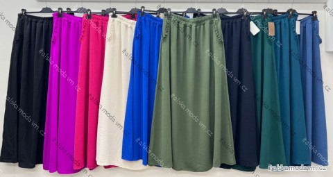 Sukňa dlhá dámska nadrozmer (50/52/54 ONE SIZE) TALIANSKA MÓDA IM425464