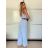 Overal dlouhý elegantní skládaný bez rukávu dámské (S/M ONE SIZE) ITALSKÁ MÓDA IMPGM2323232/DU -   béžová -   S/M/L
