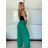 Kalhoty letní dlouhé dámské (S/M/L ONE SIZE) ITALSKÁ MÓDA IMWCM252259/DU
