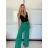 Kalhoty letní dlouhé dámské (S/M/L ONE SIZE) ITALSKÁ MÓDA IMWCM252259/DU