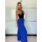 Kalhoty letní dlouhé dámské (S/M/L ONE SIZE) ITALSKÁ MÓDA IMWCM252259/DU