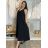 Šaty dlouhé letní na ramínka dámské ETNA (S/M/L ONE SIZE) ITALSKÁ MÓDA IM425473/DR S/M/L zelená