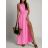 Šaty dlhé letné bez rukávu dámske NAYA (XS/S/M ONE SIZE) TALIANSKA MÓDA IMWGS251311/DR