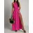 Šaty dlhé letné bez rukávu dámske NAYA (XS/S/M ONE SIZE) TALIANSKA MÓDA IMWGS251311/DR