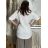 Košeľa oversize mušelínová dlhý rukáv dámska (L/XL/2XL ONE SIZE) TALIANSKA MODA IMD23405