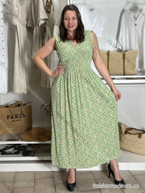 Šaty dlhé elegantné icecool bez rukávov dámske (M/L, XL/XXL) AINUOSI   TALIANSKA MODA IMB229927