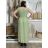Šaty dlouhé elegantní icecool bez rukávu dámské (M/L, XL/XXL) AINUOSI   ITALSKÁ MODA IMB229927/DUR zelená M / L