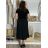 Šaty dlouhé letní krátký rukáv dámské (S/M/L ONE SIZE) ITALSKÁ MÓDA IM425140