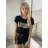 Tričko krátký rukáv dámské VOGUE (S/M/L ONE SIZE) ITALSKÁ MÓDA IMM24M917C/DUR S/M/L bílá