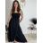 Šaty dlouhé letní carmen přes prsa dámské ORISEA (S/M/L ONE SIZE) ITALSKÁ MÓDA IM425405/DUR S/M/L béžová