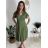 Šaty letní krátký rukáv icecool dámské (S/M/L ONE SIZE) ITALSKÁ MÓDA IMM23M5471
