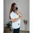 Tričko predĺžené oversize krátky rukáv dámska nadrozmer (2XL/3XL/4XL ONE SIZE) TALIANSKA MÓDA IMC22PIERA/DUR khaki 2XL/3XL
