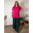 Tričko predĺžené oversize krátky rukáv dámska nadrozmer (2XL/3XL/4XL ONE SIZE) TALIANSKA MÓDA IMC22PIERA/DUR khaki 2XL/3XL