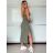 Šaty dlouhé letní na ramínka dámské (XS/S/M ONE SIZE) ITALSKÁ MÓDA IMWHD252382/DU -   béžová -   S/M
