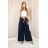 Nohavice dlhé letné s opaskom dámske (S/M/L ONE SIZE) TALIANSKA MÓDA IMD25151